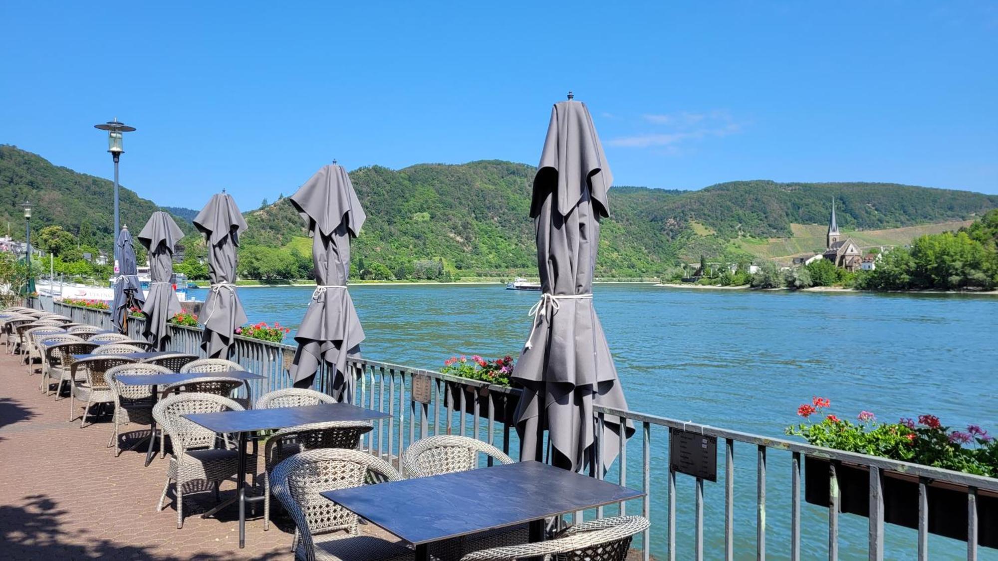 Urlaub Am Rhein, Ferienwohnung Mit Garten Boppard Exterior foto